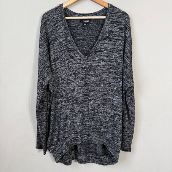 Aritzia Wilfred Free Devinette V-Neck Sweater Pullover Women's Large Gray Cozy - Picture 5 of 11